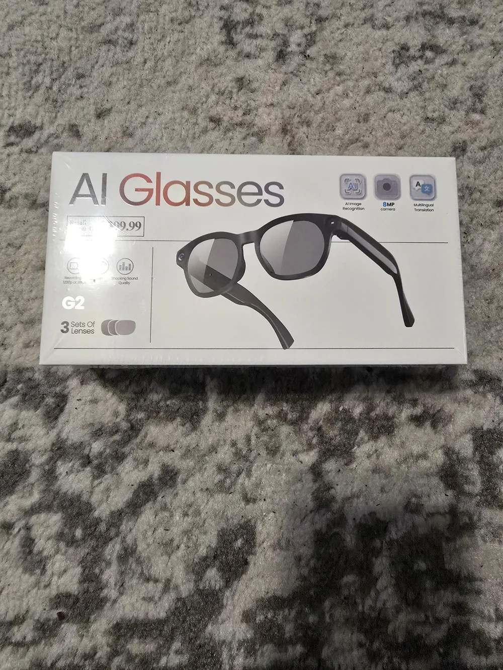 G2 Smart Sunglasses in Black -